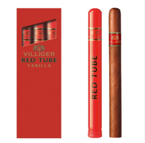 威力加 红筒-香草味 33&times;170mm (3支/盒)<BR>VILLIGER PREMIUM TUBOS - RED VANILLA<!--威利-->